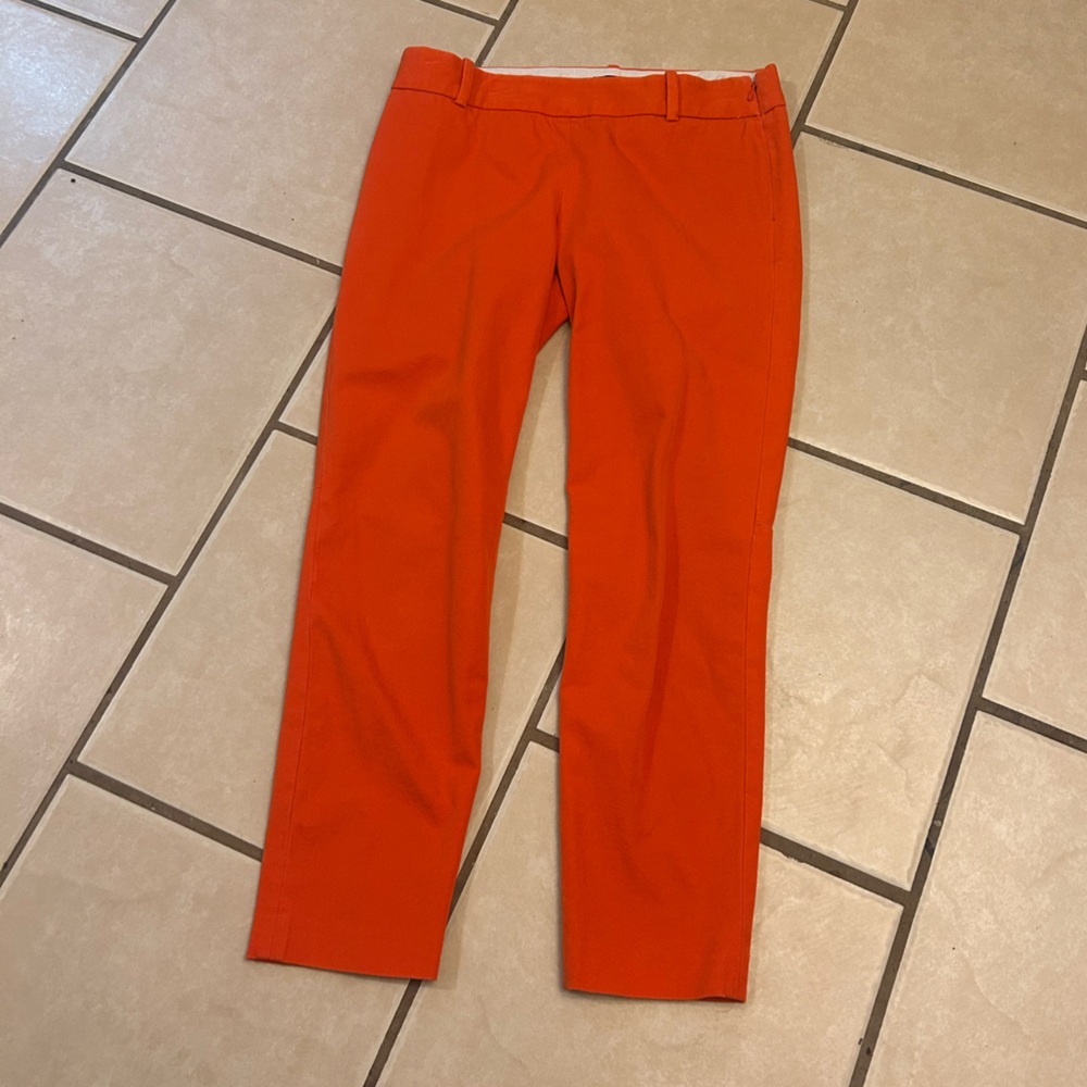 50%offw❤️ jCrew Orange Remi city fit Pants,  2 127
